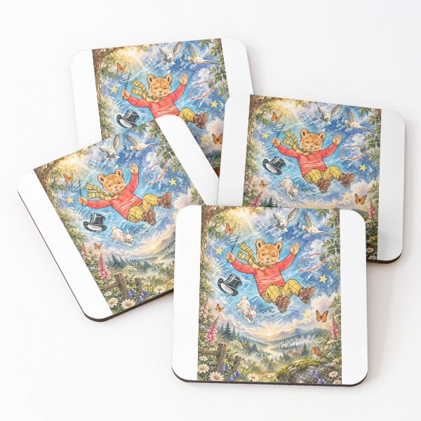 Item preview, Rupert Bear Dreaming Above the Valley designed and sold by DesignsbyDandan.