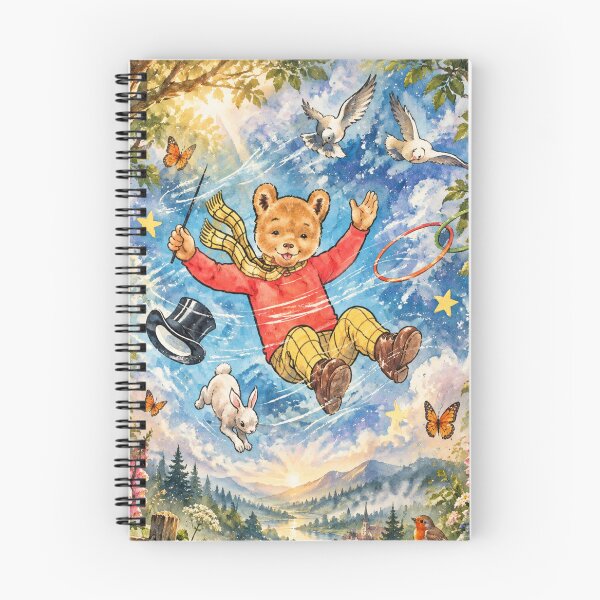 Item preview, Rupert Bear Dreaming Above the Valley designed and sold by DesignsbyDandan.