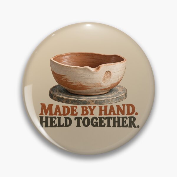 Item preview, Made by Hand, Held Together – Handmade Ceramic Bowl designed and sold by VioVibe.