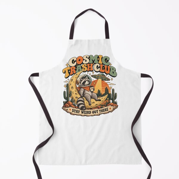 Item preview, Retro Raccoon UFO Space Graphic, Funny Vintage Animal Design designed and sold by LandFinStudio.