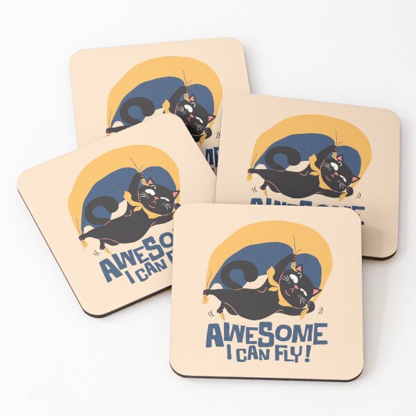 Item preview, Awesome, i can fly! - Cat Lover designed and sold by LazyCaat.