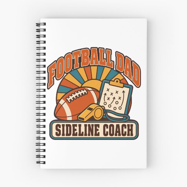 Item preview, Football Dad Gift - Sideline Coach designed and sold by RedRubyBubble.