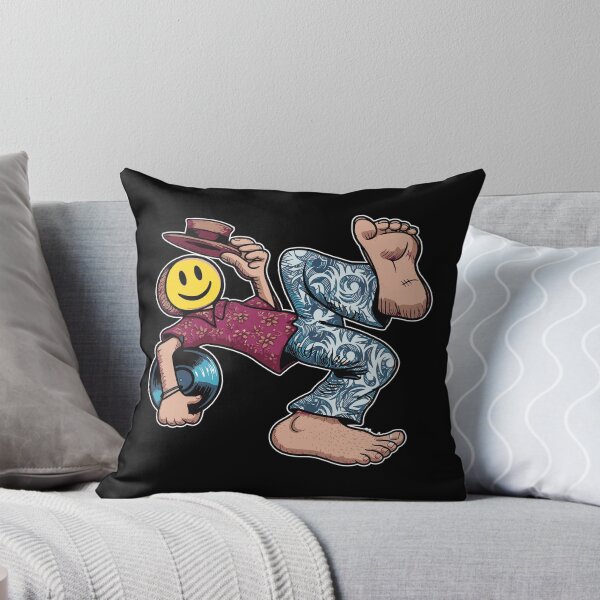 Item preview, Smiley Face Vinyl Dancer – Funky Retro Music Cartoon designed and sold by TipTop GFX.