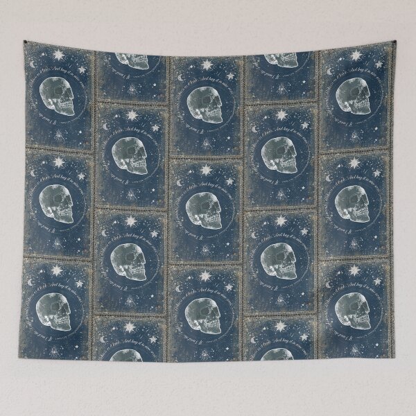 Item preview, Dark Academia Skull - Shakespearean Quote about Death - Vintage Halloween designed and sold by FanitsaArt.