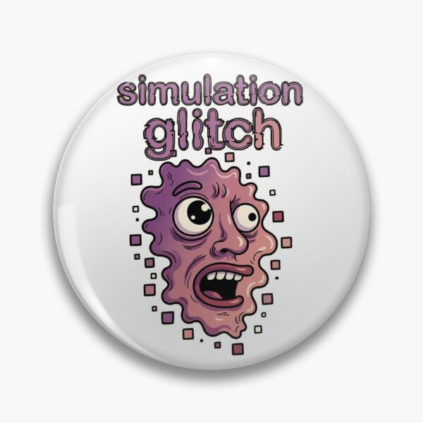 Item preview, Simulation Glitch Trippy Monster Face designed and sold by Tonya's Way.