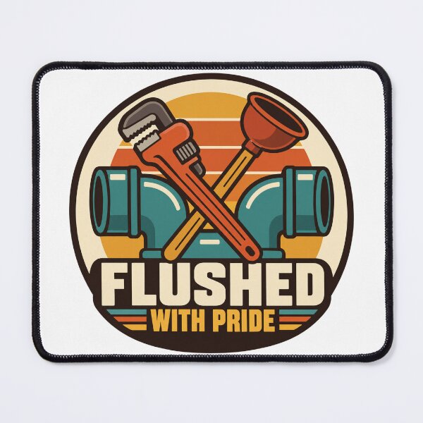 Item preview, Plumber Gift - Flushed With Pride designed and sold by RedRubyBubble.