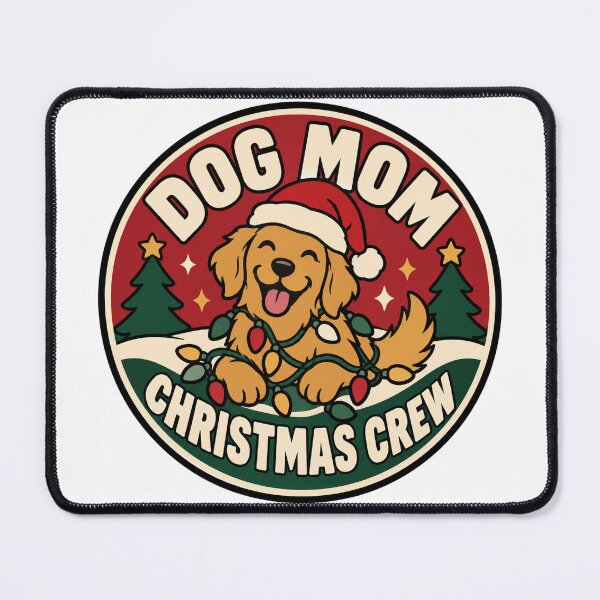 Item preview, Dog Mom Gift - Dog Mom Christmas Crew designed and sold by RedRubyBubble.