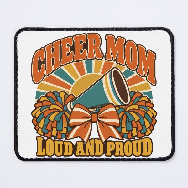 Item preview, Cheer Mom Gift - Loud And Proud designed and sold by RedRubyBubble.