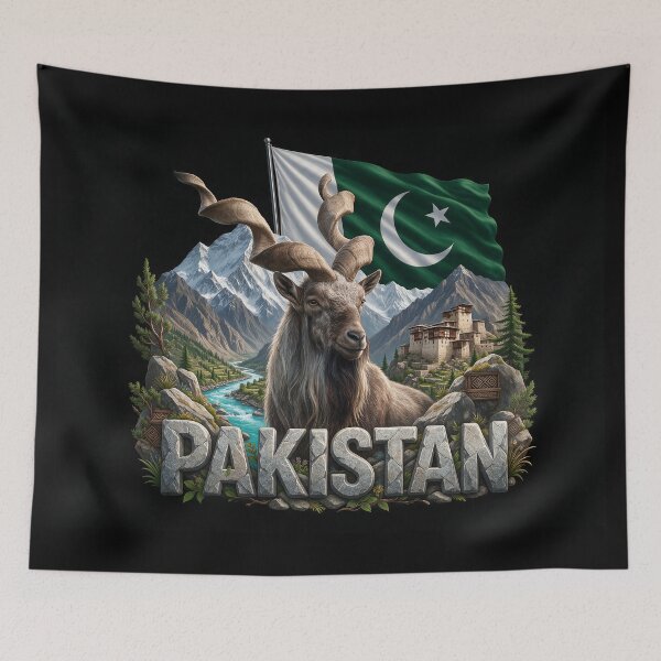 Item preview, Pakistan Heritage – Markhor & Karakoram designed and sold by FlagX.