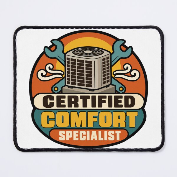 Item preview, HVAC Tech Gift - Certified Comfort Specialist designed and sold by RedRubyBubble.