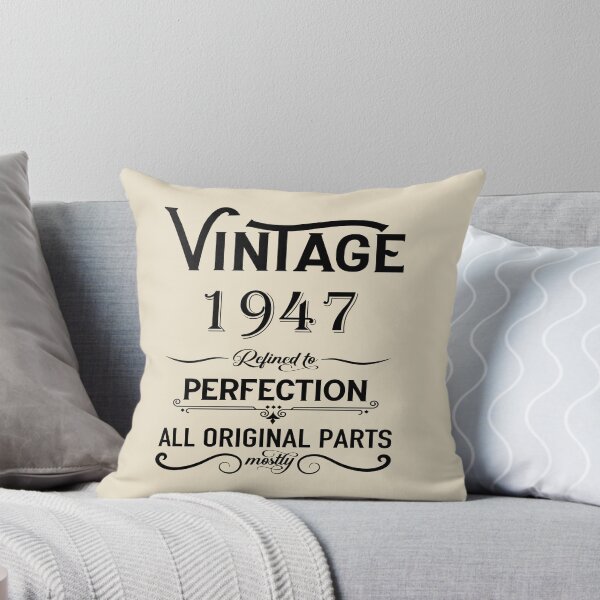 Item preview, Vintage born in 1947 aged to perfection elegant 80th birthday designed and sold by Alexaltay.