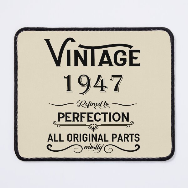 Item preview, Vintage born in 1947 aged to perfection elegant 80th birthday designed and sold by Alexaltay.