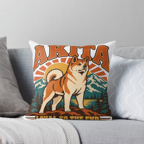 Item preview, Akita Gift - Loyal To The End designed and sold by RedRubyBubble.