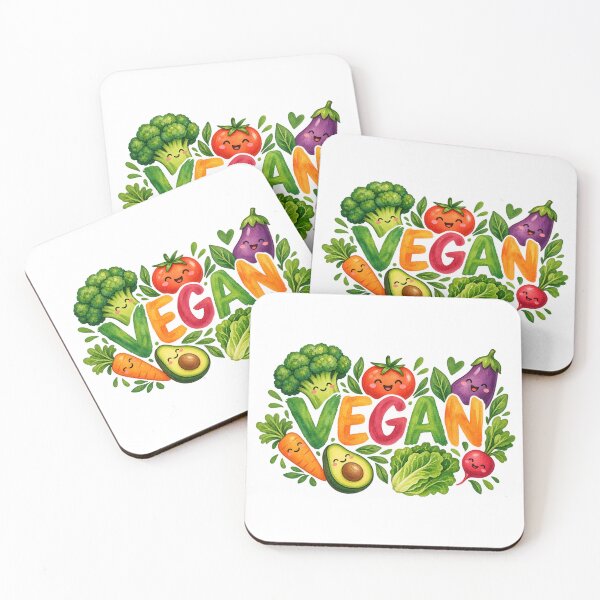 Item preview, Happy Veggies Vegan Lifestyle Watercolor designed and sold by JrNergal.