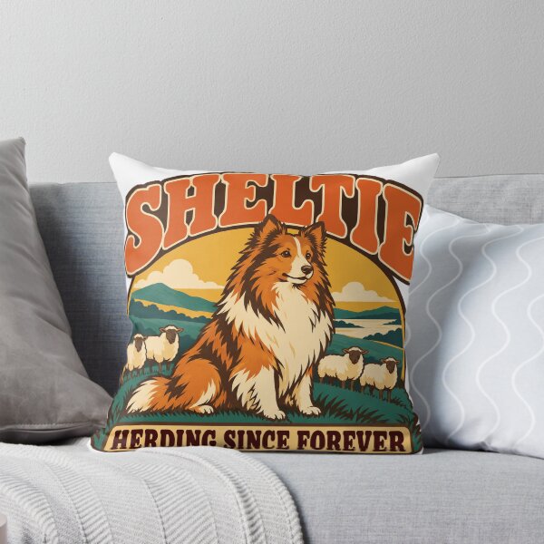 Item preview, Sheltie Gift - Herding Since Forever designed and sold by RedRubyBubble.