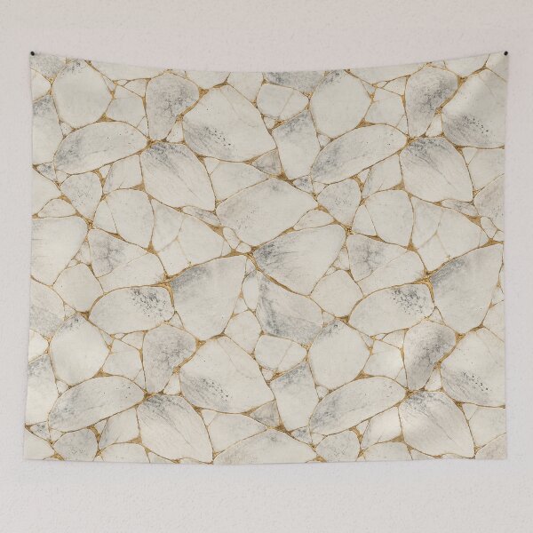 Item preview, Golden Ceramic Fractures Pattern designed and sold by frumixart.