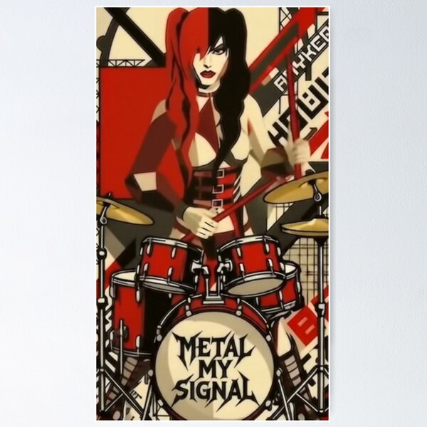 Item preview, METAL MY SIGNAL -Drummer designed and sold by FRDancers.