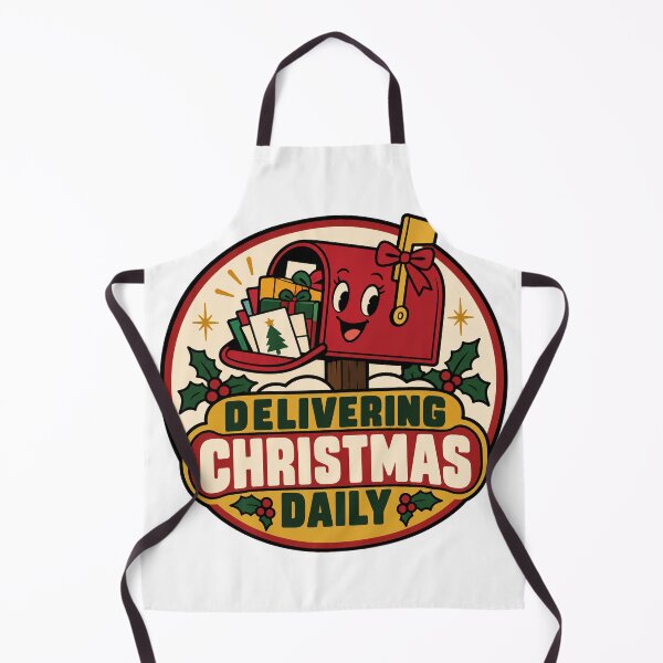 Item preview, Mail Carrier Gift - Delivering Christmas Daily designed and sold by RedRubyBubble.