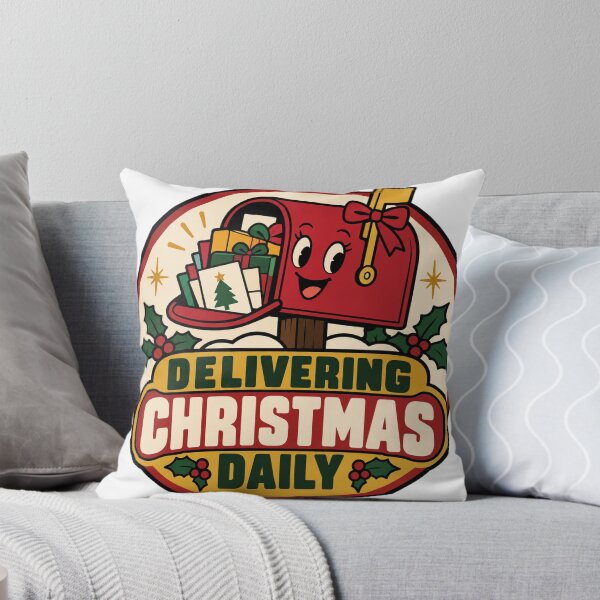 Item preview, Mail Carrier Gift - Delivering Christmas Daily designed and sold by RedRubyBubble.