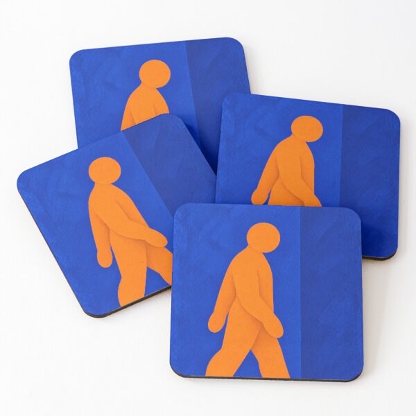 Item preview, 'Allowed to Go Slowly' — Cobalt Blue Figurative Art designed and sold by Moodzu.