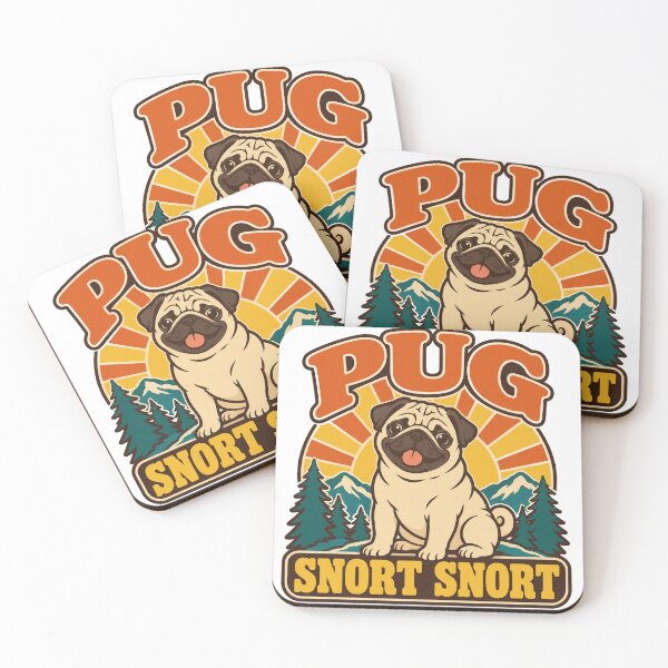 Item preview, Pug Gift - Snort Snort designed and sold by RedRubyBubble.