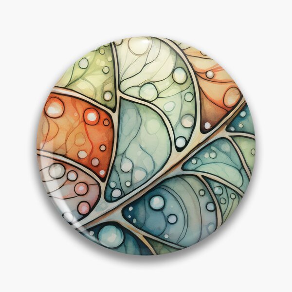 Item preview, An abstract design features overlapping colorful organic shapes outlined in dark lines with white dots designed and sold by homydesign.