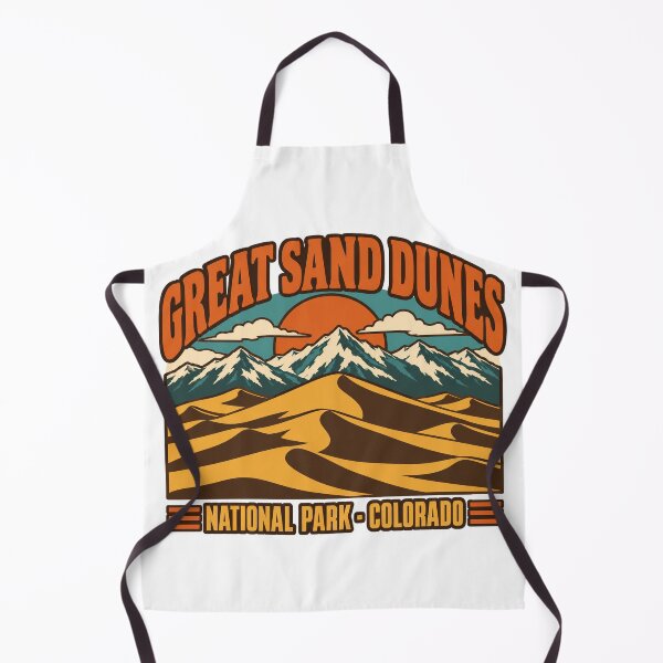 Item preview, Great Sand Dunes National Park Gift - Retro Great Sand Dunes Souvenir designed and sold by RedRubyBubble.