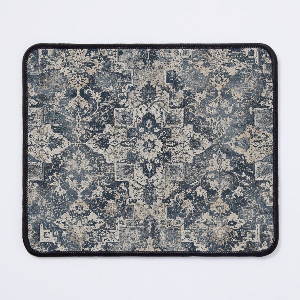 Item preview, Weathered Indigo Medallion – Distressed Antique Blue Ornamental Pattern designed and sold by Bodique.