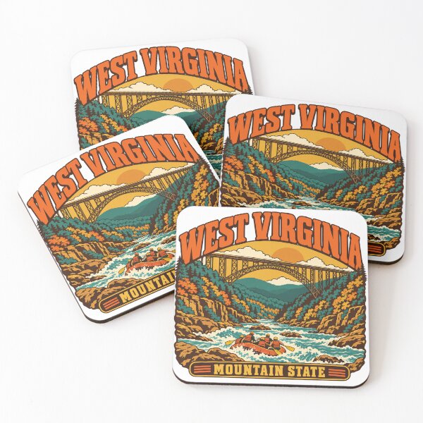 Item preview, West Virginia Gift - Mountain State designed and sold by RedRubyBubble.