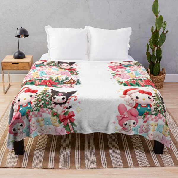 Item preview, Hello Kitty, My Melody & Kuromi Bright Christmas – Cute Kawaii Y2K Vintage Holiday Aesthetic Design designed and sold by rfd2.