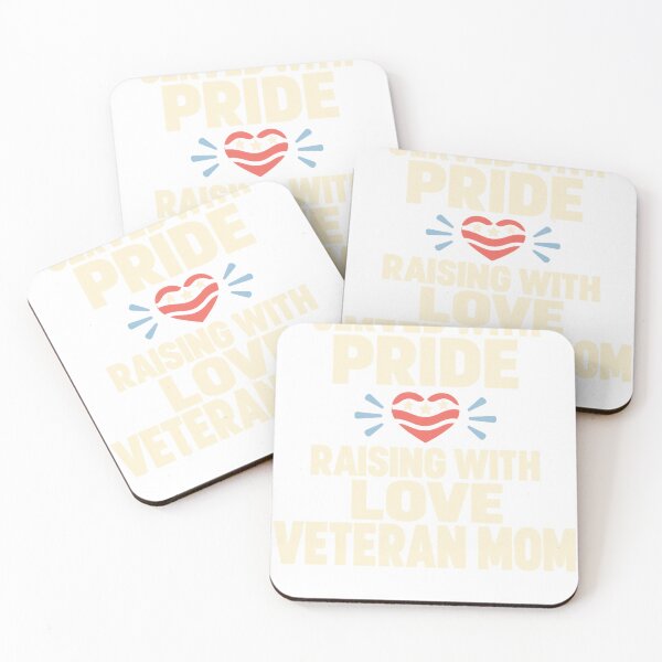 Item preview, Served With Pride Raising With Love Veteran Mom designed and sold by HappyVibration.
