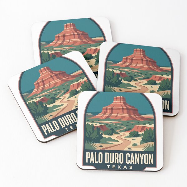 Item preview, Palo Duro Canyon Texas Capitol Peak Arch Badge Sticker designed and sold by DetourDgn.
