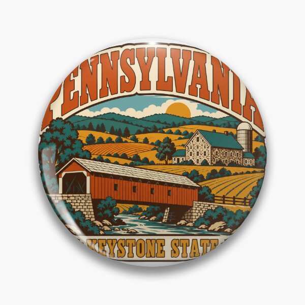Item preview, Pennsylvania Gift - Keystone State designed and sold by RedRubyBubble.
