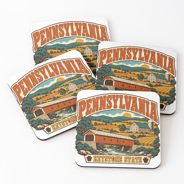 Item preview, Pennsylvania Gift - Keystone State designed and sold by RedRubyBubble.
