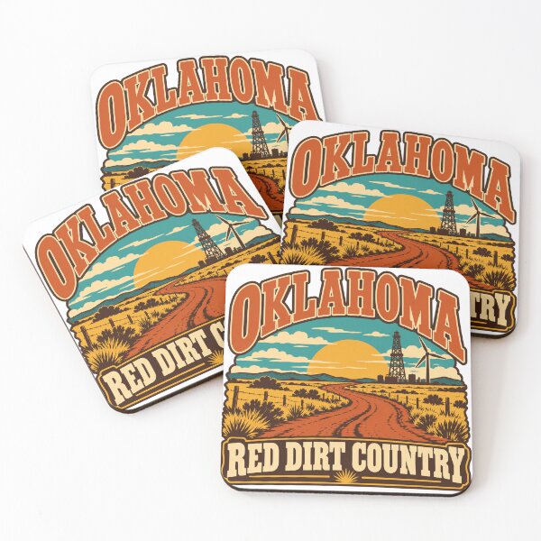 Item preview, Oklahoma Gift - Red Dirt Country designed and sold by RedRubyBubble.