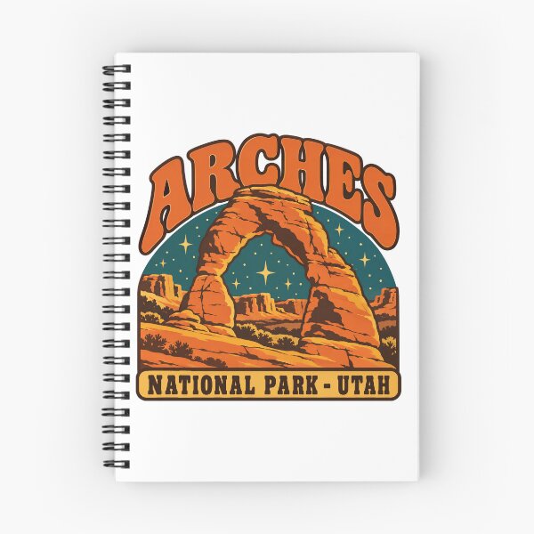 Item preview, Arches National Park Gift - Retro Arches Souvenir designed and sold by RedRubyBubble.