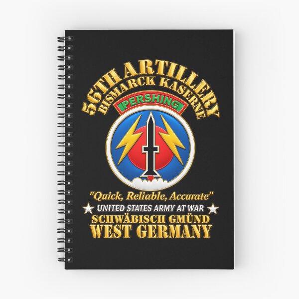 Item preview, 56th Artillery Command - Pershing - Bismark Kaserne - Schwabisch Gmund - 3D - Transparent designed and sold by Military Insignia Products.