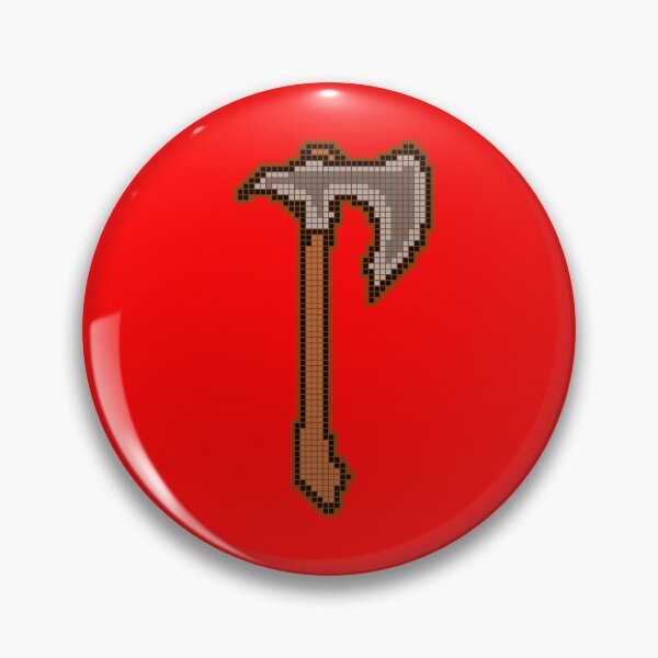 Item preview, Retro Pixel Art Axe 8 Bit Gaming Design designed and sold by Micctolarte.