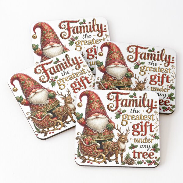 Item preview, Christmas Gnome Quote designed and sold by Beyond The Canvas.