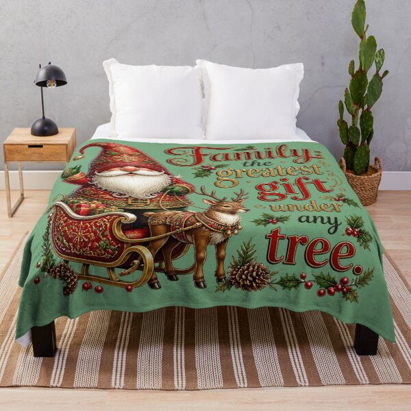 Item preview, Christmas Gnome Quote designed and sold by Beyond The Canvas.