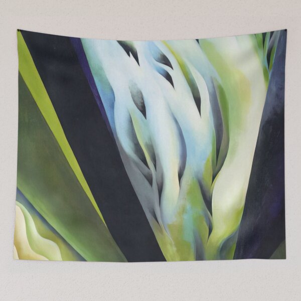 Item preview, Georgia O'keeffe Blue And Green Music Gallery Wall Art designed and sold by lanaverera.