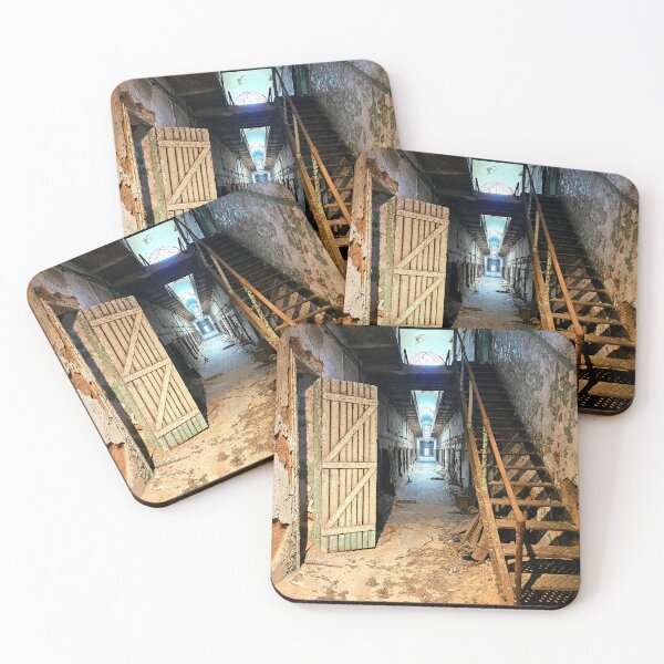 Item preview, Decaying Prison Corridor and Iron Staircase – Eastern State Penitentiary designed and sold by Jason Bylsma.