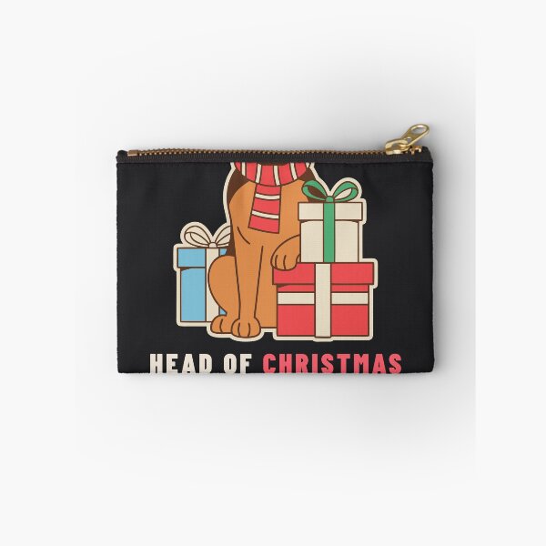 Item preview, Head Of Christmas Security Funny German Shepherd Dog Holiday designed and sold by SickDesign.