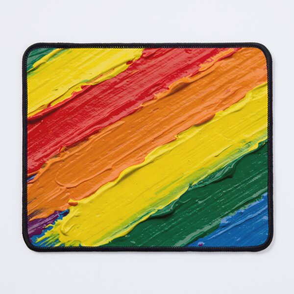 Item preview, Colorful paint strokes in rainbow hues with visible texture designed and sold by homydesign.