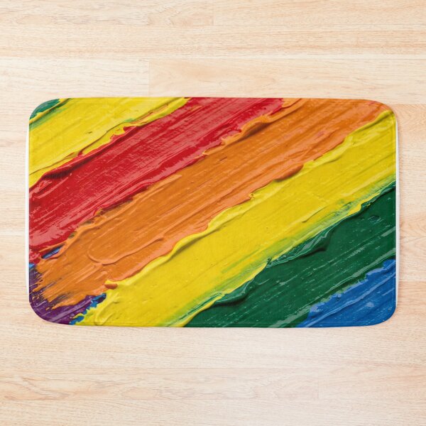 Item preview, Colorful paint strokes in rainbow hues with visible texture designed and sold by homydesign.