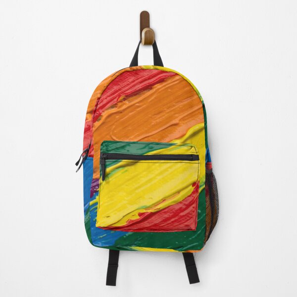 Item preview, Colorful paint strokes in rainbow hues with visible texture designed and sold by homydesign.