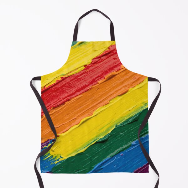Item preview, Colorful paint strokes in rainbow hues with visible texture designed and sold by homydesign.