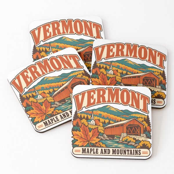 Item preview, Vermont Gift - Maple And Mountains designed and sold by RedRubyBubble.