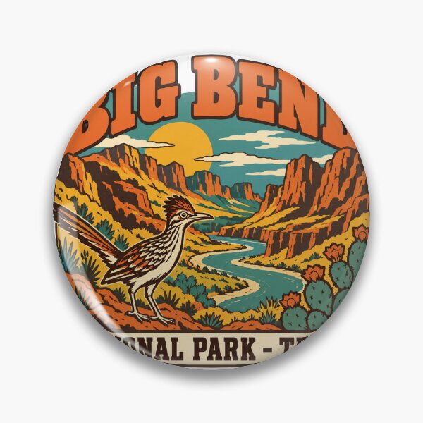 Item preview, Big Bend National Park Gift - Retro Big Bend Souvenir designed and sold by RedRubyBubble.
