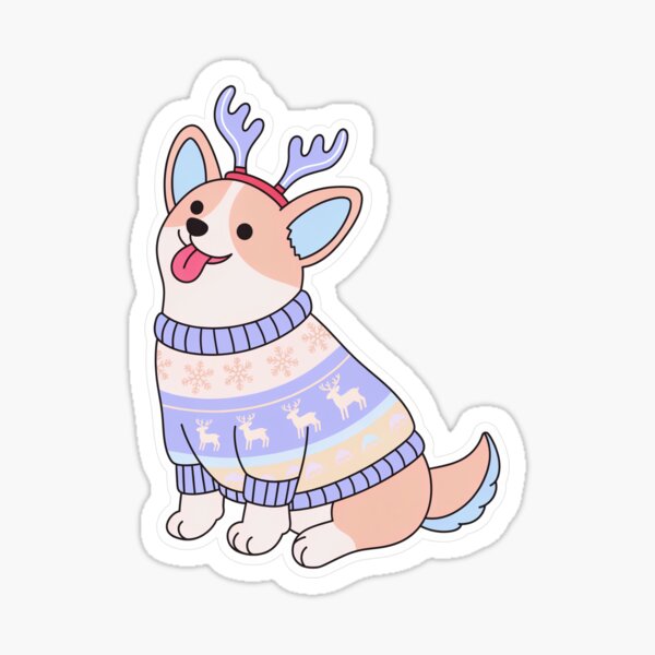 Item preview,  Corgi in Ugly Christmas Sweater designed and sold by VainPro.